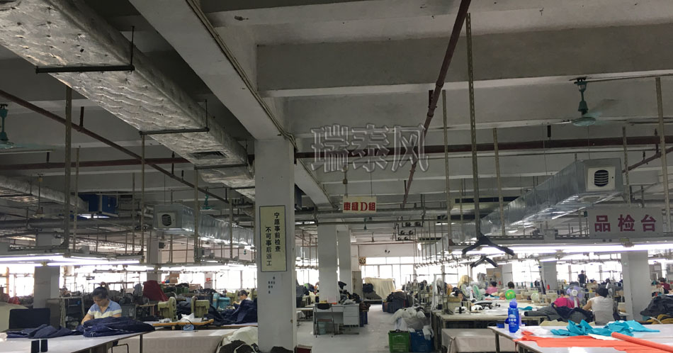 服裝、制衣、皮革廠降溫方案